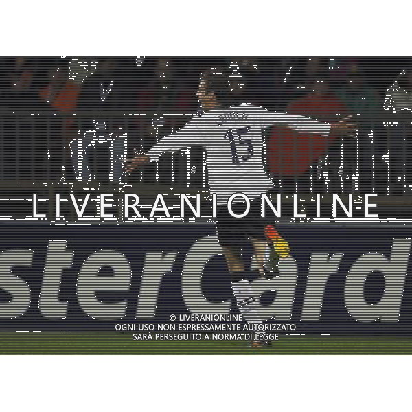 CHAMPIONS LEAGUE 2010/2011 WERDER BREMA Tottenham CALCIO 14.09.2010 Champions League SV Werder Bremen - Tottenham Hotspurs nella foto l\'esultanza di Peter Crouch dopo il gol ©firosportphoto/AG.ALDO LIVERANI SAS ITALY ONLY