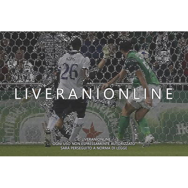 CHAMPIONS LEAGUE 2010/2011 WERDER BREMA Tottenham CALCIO 14.09.2010 Champions League SV Werder Bremen - Tottenham Hotspurs nella foto il gol di Hugo Almeida ©firosportphoto/AG.ALDO LIVERANI SAS ITALY ONLY