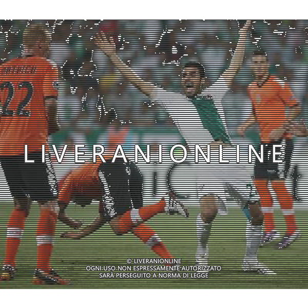 UEFA Champions League group C match between Bursaspor Turkey and Valencia Spain at Ataturk Stadium in Bursa, Turkey 14.09.2010 Valencia won scored 4 - 0 Pictured: Turgay Bahadir of Bursaspor. FOT. SESKIMPHOTO/NEWSPIX/Agenzia Aldo Liverani Sas ONLY ITALY *** Local Caption *** .