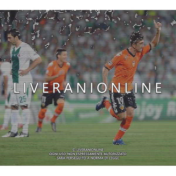 UEFA Champions League group C match between Bursaspor Turkey and Valencia Spain at Ataturk Stadium in Bursa, Turkey 14.09.2010 Valencia won scored 4 - 0 Pictured: Pablo Hernandez of Valencia. FOT. SESKIMPHOTO/NEWSPIX/Agenzia Aldo Liverani Sas ONLY ITALY *** Local Caption *** .