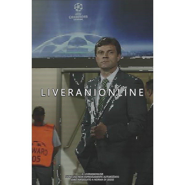 UEFA Champions League group C match between Bursaspor Turkey and Valencia Spain at Ataturk Stadium in Bursa, Turkey 15.09.2010 Valencia won scored 4 - 0 Pictured: Coach Ertugrul Saglam of Bursaspor. FOT. SESKIMPHOTO/NEWSPIX/Agenzia Aldo Liverani Sas ONLY ITALY *** Local Caption *** .