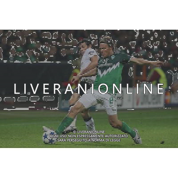BREMA 14.09.2010 MECZ 1. KOLEJKA GRUPA A LIGA MISTRZOW SEZON 2010/11: WERDER BREMA - TOTTENHAM LONDYN 2:2 --- CHAMPIONS LEAGUE MATCH GROUP A: WERDER BREMEN - TOTTENHAM HOTSPUR FC 2:2 GARETH BALE CLEMENS FRITZ WERDER BREMA TOTTENHAM FOT. NEWSPIX/ALDO LIVERANI SAS ITALY ONLY *** Local Caption *** .