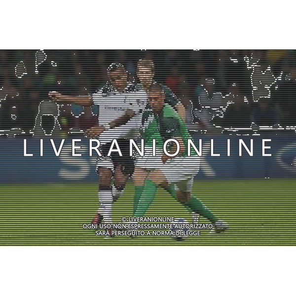 BREMA 14.09.2010 MECZ 1. KOLEJKA GRUPA A LIGA MISTRZOW SEZON 2010/11: WERDER BREMA - TOTTENHAM LONDYN 2:2 --- CHAMPIONS LEAGUE MATCH GROUP A: WERDER BREMEN - TOTTENHAM HOTSPUR FC 2:2 TOM HUDDLESTONE SANDRO WAGNER WERDER BREMA TOTTENHAM FOT. NEWSPIX/ALDO LIVERANI SAS ITALY ONLY *** Local Caption *** .