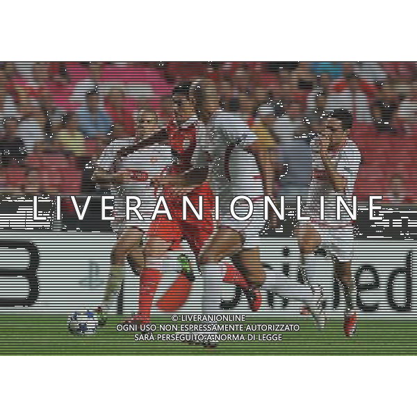 20100914: LISBON, PORTUGAL - SL Benfica vs Hapoel Tel Aviv FC: UEFA Champions League 2010/2011 - Group Stage. In picture: Cardozo (Benfica). FOTO: CITYFILES/NEWSPIX.PL/ag.ALDO LIVERANI sas italy *** Local Caption *** ,