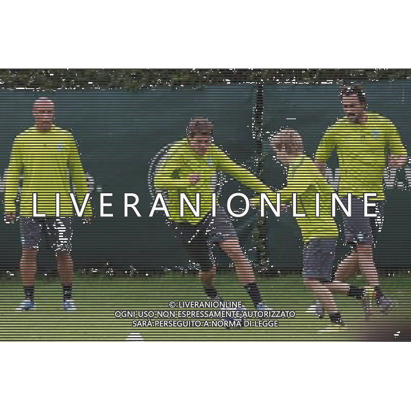 BREMA 13.09.2010 ALLENAMENTO DEL WERDER BREMA PRIMA DELLA PARTITA DI CHAMPIONS LEAGUE CON IL TOTTENHAM TRAINING BEFORE GAME MATCH WITH TOTTENHAM NELLA FOTO MARKO ARNAUTOVIC MATTHIAS HONERBACH SEBASTIAN BOENISCH ©Newspix./ALDO LIVERANI SAS ITALY ONLY *** Local Caption *** .