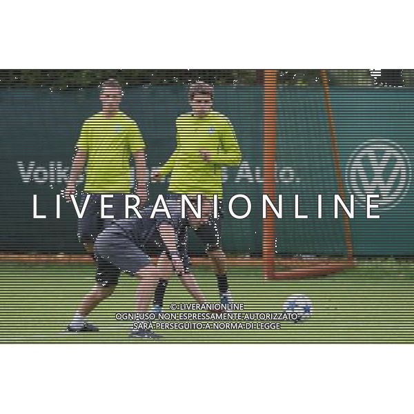 BREMA 13.09.2010 ALLENAMENTO DEL WERDER BREMA PRIMA DELLA PARTITA DI CHAMPIONS LEAGUE CON IL TOTTENHAM TRAINING BEFORE GAME MATCH WITH TOTTENHAM NELLA FOTO MARKO ARNAUTOVIC MATTHIAS HONERBACH SEBASTIAN BOENISCH ©Newspix./ALDO LIVERANI SAS ITALY ONLY *** Local Caption *** .