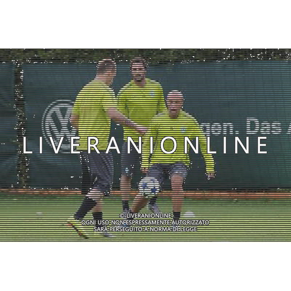 BREMA 13.09.2010 ALLENAMENTO DEL WERDER BREMA PRIMA DELLA PARTITA DI CHAMPIONS LEAGUE CON IL TOTTENHAM TRAINING BEFORE GAME MATCH WITH TOTTENHAM NELLA FOTO MIKAEL SILVESTRE ©Newspix./ALDO LIVERANI SAS ITALY ONLY *** Local Caption *** .