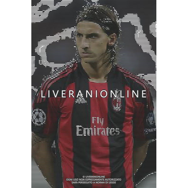 Milan - Auxerre Champions League 15/09/2010 nella foto zlatan ibrahimovic ©luzzani/Agenzia Aldo Liverani Sas