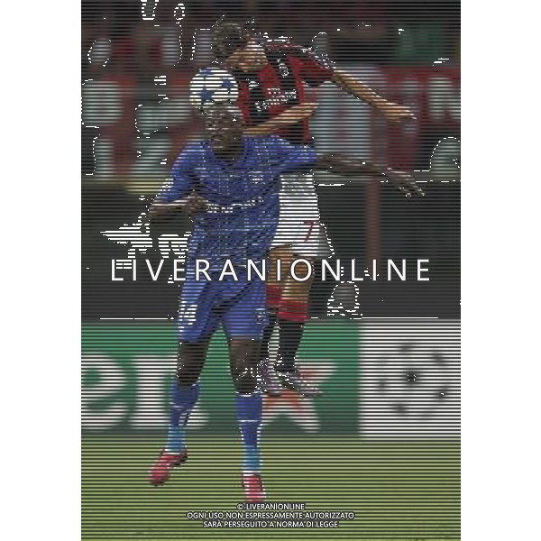 Milan - Auxerre Champions League 15/09/2010 nella foto oliech e antonini luca ©luzzani/Agenzia Aldo Liverani Sas