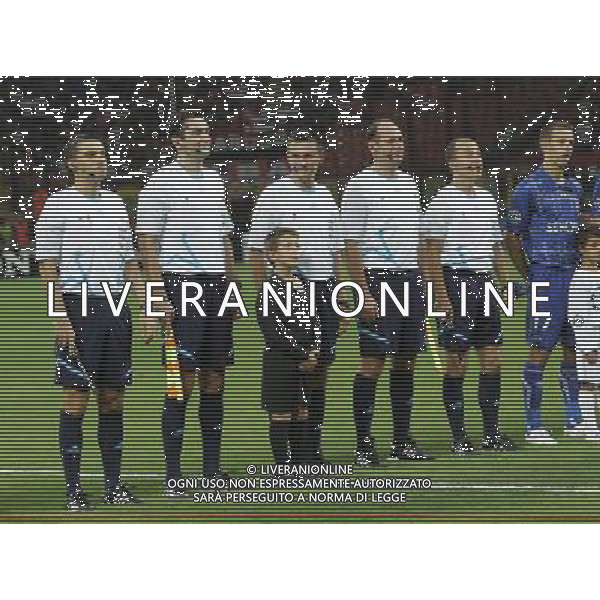 Milan - Auxerre Champions League 15/09/2010 nella foto i 5 arbitri ©luzzani/Agenzia Aldo Liverani Sas