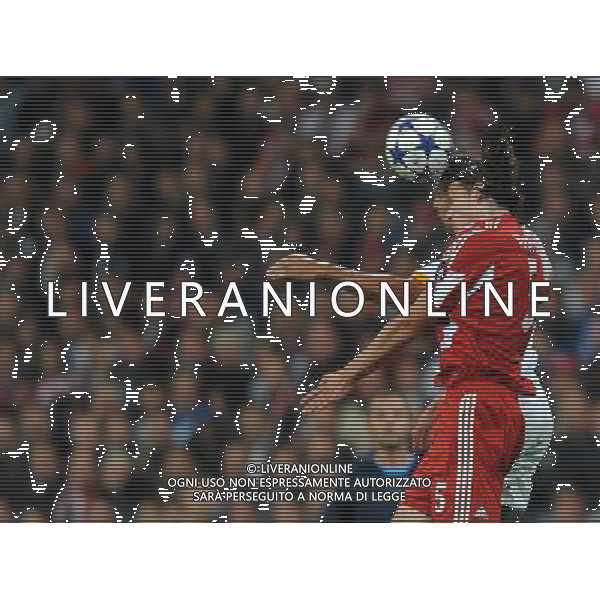 UEFA Champions League 2010/2011 Gruppo E Monaco (Germania) - 15.09.2010 Bayern Monaco-Roma Nella Foto:van buyten e marco borriello /Ph.Vitez-Ag. Aldo Liverani