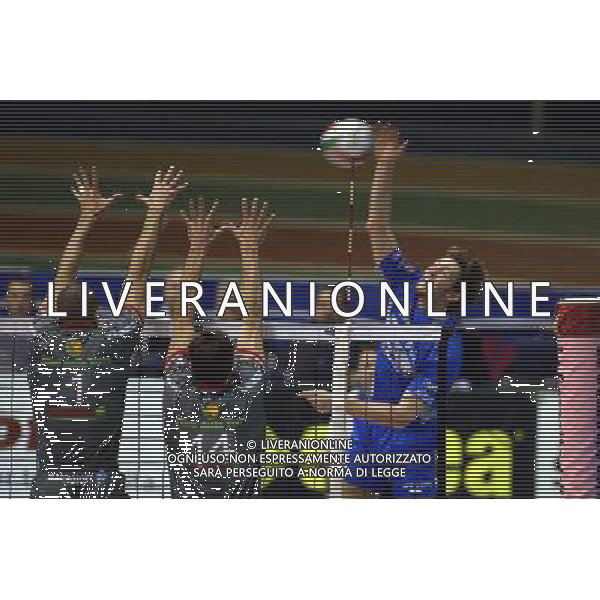 NOICOM BREBANCA CUNEO-LUBE BANCA MARCHE MACERATA VOLLEY SEMIFINALI TIM COPPA ITALIA A1 NELLA FOTO RAVELLINO MANUELE MILJKOVIC IVAN E ANTIGA STEPHANE FOTO GIANNI NUCCI/AGENZIA ALDO LIVERANI