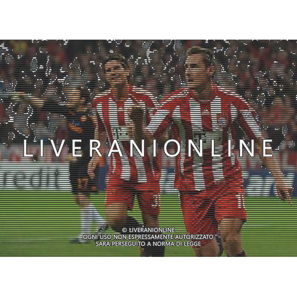 UEFA Champions League 2010/2011 Gruppo E Monaco (Germania) - 15.09.2010 Bayern Monaco-Roma Nella Foto:esultanza klose /Ph.Vitez-Ag. Aldo Liverani