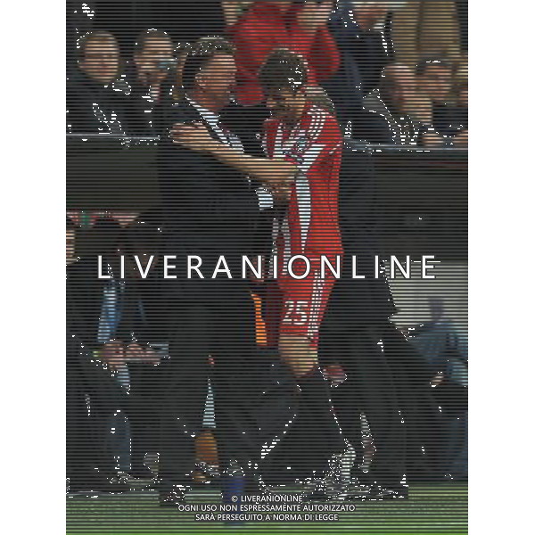 UEFA Champions League 2010/2011 Gruppo E Monaco (Germania) - 15.09.2010 Bayern Monaco-Roma Nella Foto:van gaal abbraccia muller /Ph.Vitez-Ag. Aldo Liverani