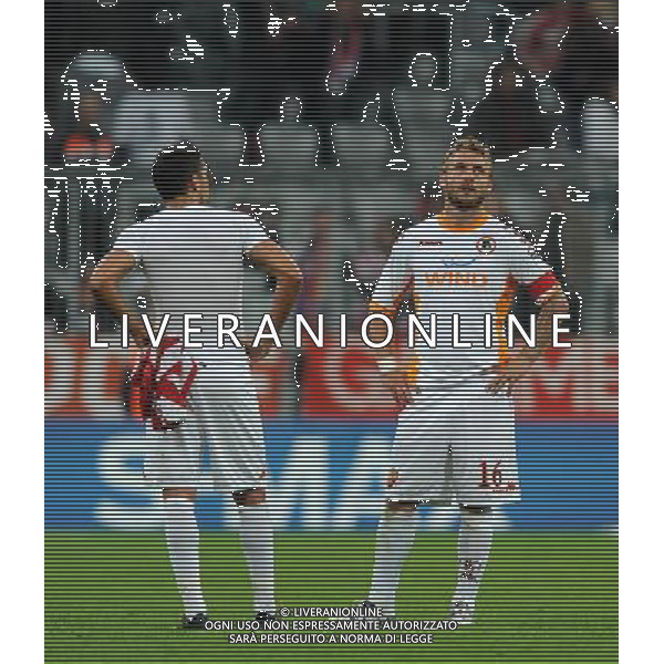 UEFA Champions League 2010/2011 Gruppo E Monaco (Germania) - 15.09.2010 Bayern Monaco-Roma Nella Foto:delusione finale di daniele de rossi e marco borriello /Ph.Vitez-Ag. Aldo Liverani