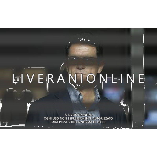 Milano 15-09-2010 Champions League 2010/11 Milan-Auxerre 2:0 nella foto fabio capello in tribuna ph marco luzzani/ag aldo liverani s.a.s.