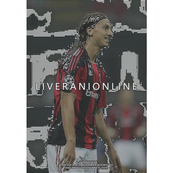 Milano 15-09-2010 Champions League 2010/11 Milan-Auxerre 2:0 nella foto zlatan ibrahimovic ph marco luzzani/ag aldo liverani s.a.s.