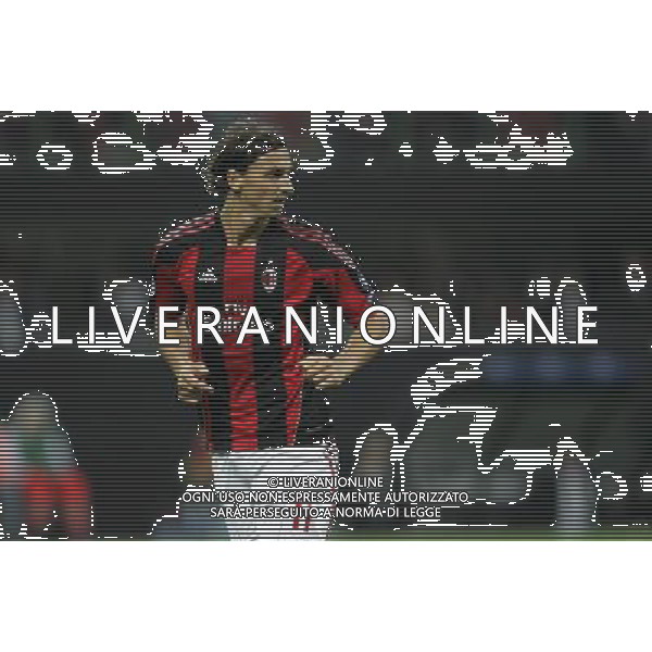 Milano 15-09-2010 Champions League 2010/11 Milan-Auxerre 2:0 nella foto zlatan ibrahimovic ph marco luzzani/ag aldo liverani s.a.s.