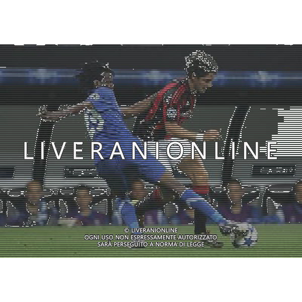 Milano 15-09-2010 Champions League 2010/11 Milan-Auxerre 2:0 nella foto pato e delvin ndinga ph marco luzzani/ag aldo liverani s.a.s.