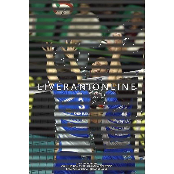 NOICOM BREBANCA CUNEO-LUBE BANCA MARCHE MACERATA VOLLEY SEMIFINALI TIM COPPA ITALIA A1 NELLA FOTO BRACCI MARCO GRAVINA PASQUALE E SOTTILE DANIELE FOTO GIANNI NUCCI/AGENZIA ALDO LIVERANI