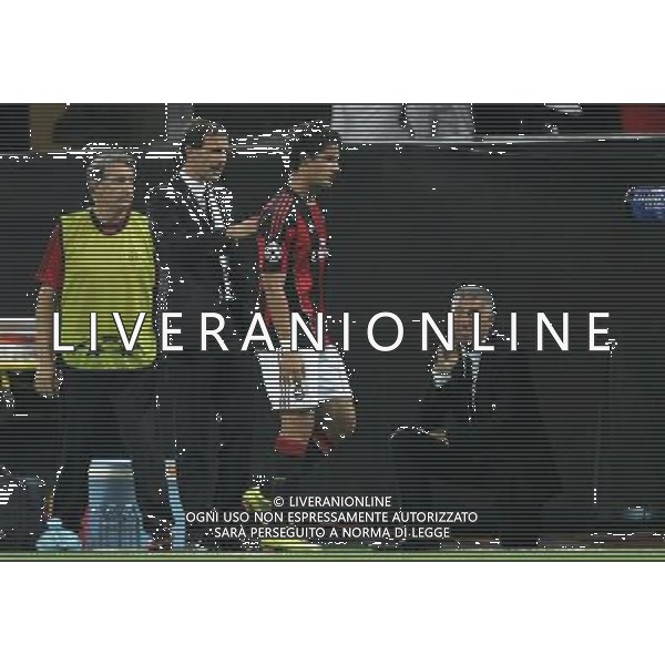 Milano 15-09-2010 Champions League 2010/11 Milan-Auxerre 2:0 nella foto pato con massimiliano allegri ph marco luzzani/ag aldo liverani s.a.s.