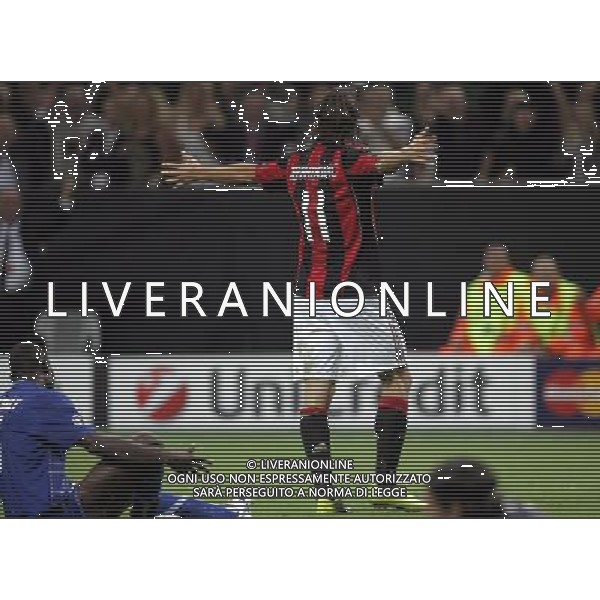 Milano 15-09-2010 Champions League 2010/11 Milan-Auxerre 2:0 nella foto l\'esultanza di zlatan ibrahimovic dopo il gol ph marco luzzani/ag aldo liverani s.a.s.