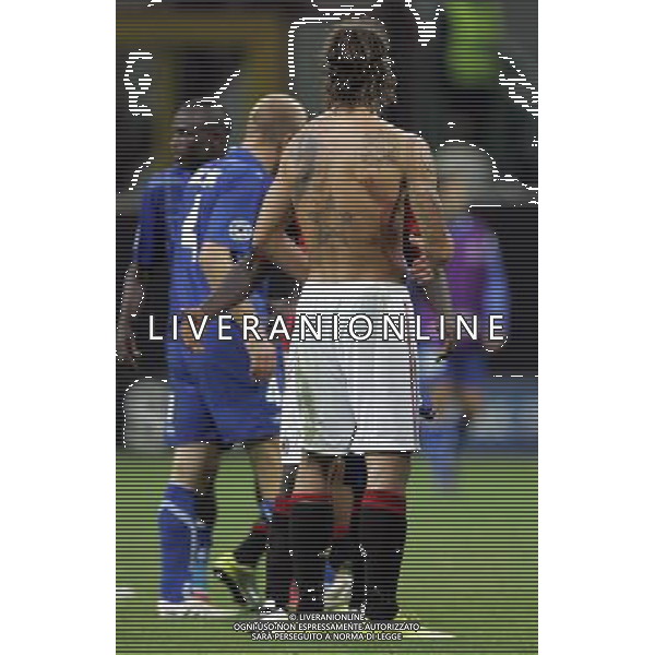 Milano 15-09-2010 Champions League 2010/11 Milan-Auxerre 2:0 nella foto zlatan ibrahimovic ph marco luzzani/ag aldo liverani s.a.s.