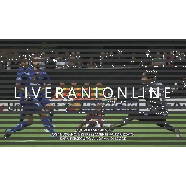 Milano 15-09-2010 Champions League 2010/11 Milan-Auxerre 2:0 nella foto occasione robinho ph marco luzzani/ag aldo liverani s.a.s.