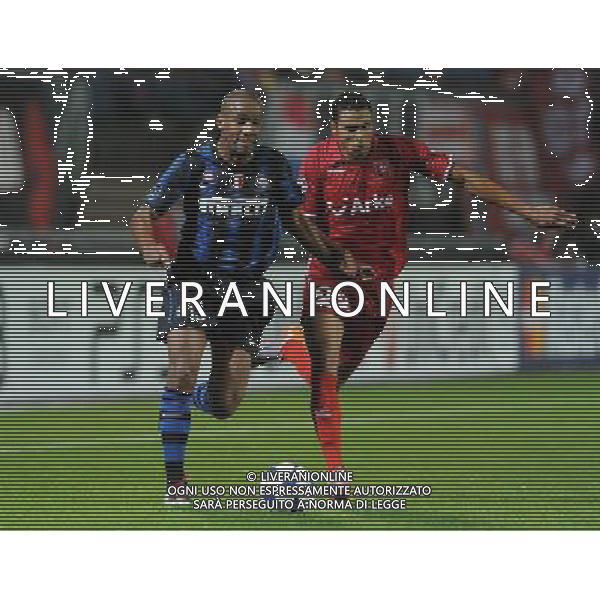 UEFA Champions League 2010/2011 Gruppo A Enschede (Olanda) - 14.09.2010 Twente-Inter Nella Foto:MAICON-Nacer CHADLI /Ph.Vitez-Ag. Aldo Liverani
