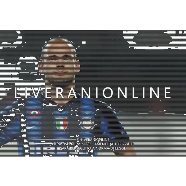 UEFA Champions League 2010/2011 Gruppo A Enschede (Olanda) - 14.09.2010 Twente-Inter Nella Foto:Wesley SNEIJDER /Ph.Vitez-Ag. Aldo Liverani