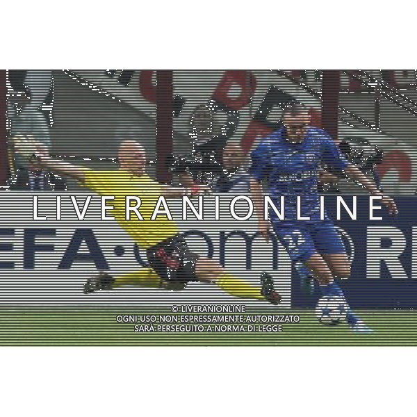 MILANO 15.09.2010-CHAMPIONS LEAGUE MATCH GROUP G MILAN - AJ AUXERRE 2:0 NELLA FOTO CHRISTIAN ABBIATI IRENEUSZ JELEN FOT. PIOTR KUCZA/NEWSPIX.PL/AG ALDO LIVERANI ONLY ITALY 