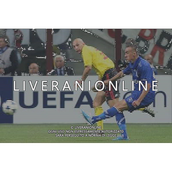 MILANO 15.09.2010-CHAMPIONS LEAGUE MATCH GROUP G MILAN - AJ AUXERRE 2:0 NELLA FOTO CHRISTIAN ABBIATI IRENEUSZ JELEN FOT. PIOTR KUCZA/NEWSPIX.PL/AG ALDO LIVERANI ONLY ITALY 