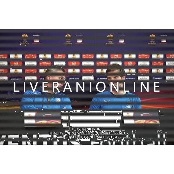 TORINO - 15/09/2010 CONFERENZA STAMPA DELLA SQUADRA DI CALCIO DEL LECH POZNAN PRIMA DELLA PARTITA DI EUROPA LEAGUE 2010-2011 CONTRO LA JUVENTUS nella foto: Jacek Zielinski / Bartosz Bosacki © Maciej Nowaczyk / Newspix.pl - Ag. Aldo Liverani sas ITALY ONLY 