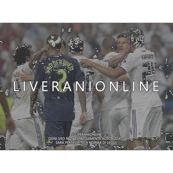 MADRID (15/(09/2010).- Champions League match Real Madrid vs Ajax Amsterdam. Gonzalo Higuain goal. Photo: Cesar Cebolla / ALFAQUI - AG. ALDO LIVERANI SAS ITALY ONLY REAL MADRID vs AJAX - CHAMPIONS LEAGUE 2010-2011