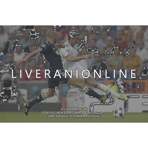 MADRID (15/(09/2010).- Champions League match Real Madrid vs Ajax Amsterdam. Cristiano Ronaldo and Demy de Zeeuw. Photo: Cesar Cebolla / ALFAQUI - AG. ALDO LIVERANI SAS ITALY ONLY REAL MADRID vs AJAX - CHAMPIONS LEAGUE 2010-2011