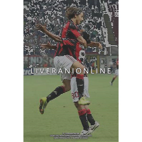 MILANO 15.09.2010-CHAMPIONS LEAGUE MATCH GROUP G MILAN - AJ AUXERRE 2:0 NELLA FOTO ZLATAN IBRAHIMOVIC - GOL NA 2:0 RONALDINHO FOT. PIOTR KUCZA/NEWSPIX.PL/AG ALDO LIVERANI ONLY ITALY 
