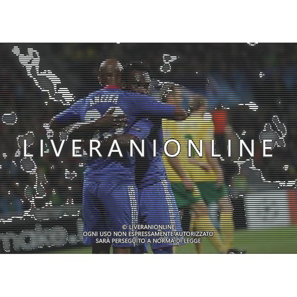 ZILINA 15.09.2010 PILKA NOZNA LIGA MISTRZOW 2010 / 2011 GRUPA F 1 KOLEJKA MSK ZILINA - CHELSEA LONDYN NZ RADOSC CHELSEA BRAMKA GOL MICHAEL ESSIEN FOT MICHAL NOWAK / NEWSPIX.PL ZILINA 15.09.2010 FOOTBALL UEFA CHAMPIONS LEAGUE 2010 / 2011 SEASON GROUP F ROUND 1 MSK ZILINA - CHELSEA FC LONDON MICHAL NOWAK / NEWSPIX.PL --- Newspix.pl *** Local Caption *** .