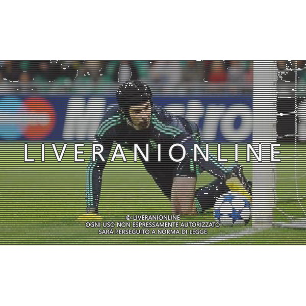 ZILINA 15.09.2010 UEFA CHAMPIONS LEAGUE GROUP STAGE GROUP F MSK ZILINA - CHELSEA FC NELLA FOTO PETER CECH FOTO NEWSPIX/ALDO LIVERANI SAS ITALY ONLY *** Local Caption *** .