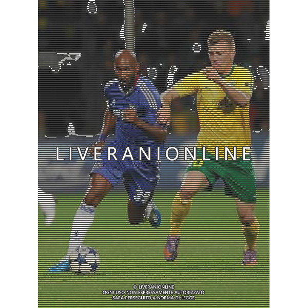 ZILINA 15.09.2010 UEFA CHAMPIONS LEAGUE GROUP STAGE GROUP F MSK ZILINA - CHELSEA FC NELLA FOTO NICOLAS ANELKA FOTO NEWSPIX/ALDO LIVERANI SAS ITALY ONLY *** Local Caption *** .