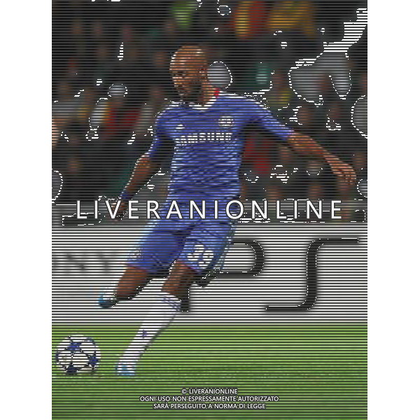 ZILINA 15.09.2010 UEFA CHAMPIONS LEAGUE GROUP STAGE GROUP F MSK ZILINA - CHELSEA FC NELLA FOTO NICOLAS ANELKA FOTO NEWSPIX/ALDO LIVERANI SAS ITALY ONLY *** Local Caption *** .