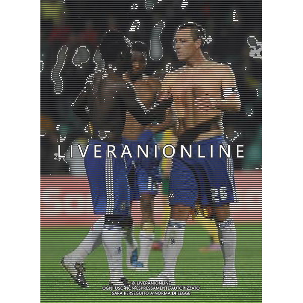 ZILINA 15.09.2010 UEFA CHAMPIONS LEAGUE GROUP STAGE GROUP F MSK ZILINA - CHELSEA FC NELLA FOTO MICHAEL ESSIEN JOHN TERRY FOTO NEWSPIX/ALDO LIVERANI SAS ITALY ONLY *** Local Caption *** .