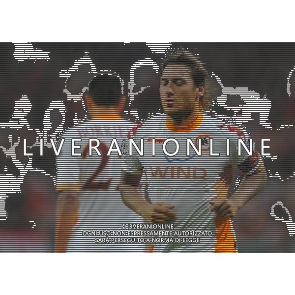 UEFA Champions League 2010/2011 Gruppo E Monaco (Germania) - 15.09.2010 Bayern Monaco-Roma Nella Foto:Francesco TOTTI-Marco BORRIELLO /Ph.Vitez-Ag. Aldo Liverani