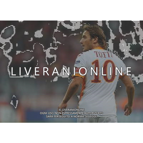 UEFA Champions League 2010/2011 Gruppo E Monaco (Germania) - 15.09.2010 Bayern Monaco-Roma Nella Foto:Francesco TOTTI /Ph.Vitez-Ag. Aldo Liverani