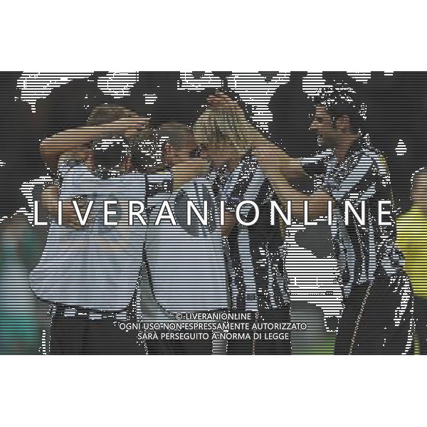 16-09-2010 Torino Juventus Lechz Poznac Europa League 2010 2011 Nella foto: esultanza gol chiellini ag aldo liverani