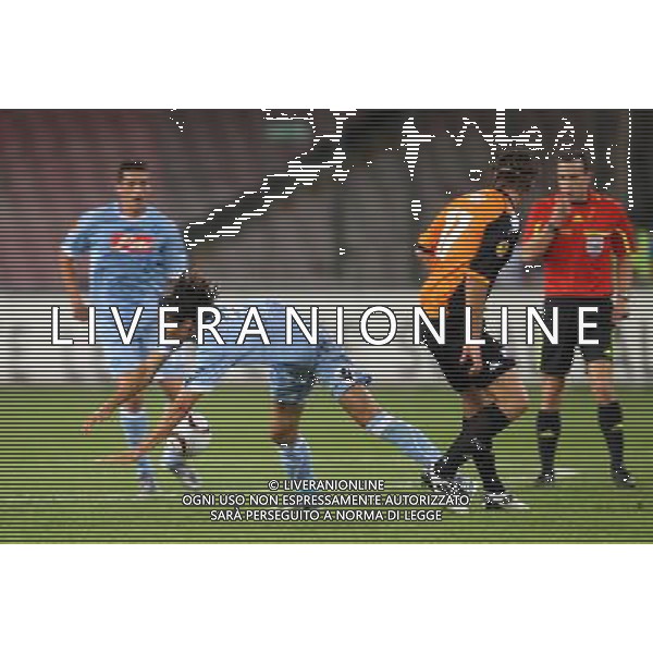 NAPOLI - UTRECHT EUROPA LEAGUE 16/09/2010 NELLA FOTO: EDINSON CAVANI ©MOSCA/AGENZIA ALDO LIVERANI SAS