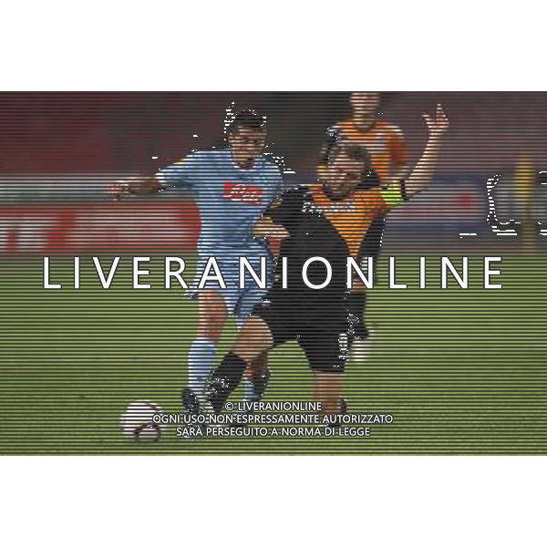 NAPOLI - UTRECHT EUROPA LEAGUE 16/09/2010 NELLA FOTO: SOSA-SILBERBAUER ©MOSCA/AGENZIA ALDO LIVERANI SAS