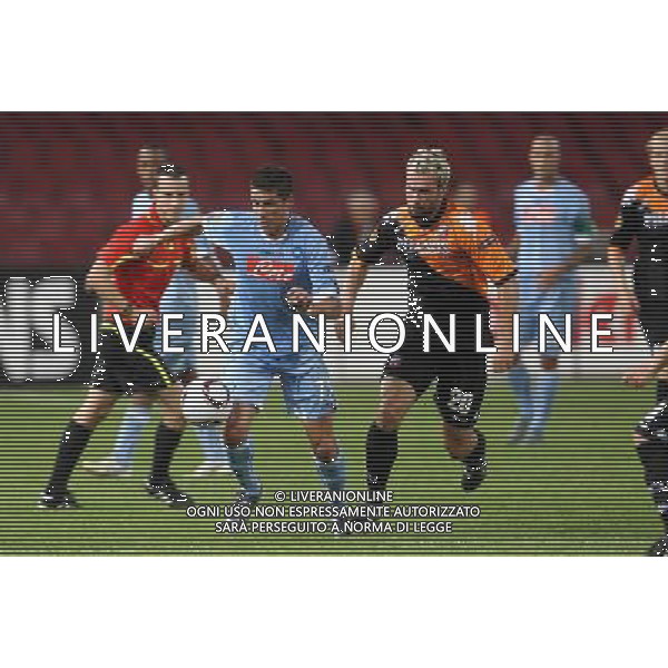 NAPOLI - UTRECHT EUROPA LEAGUE 16/09/2010 NELLA FOTO: SOSA- LENSKY ©MOSCA/AGENZIA ALDO LIVERANI SAS
