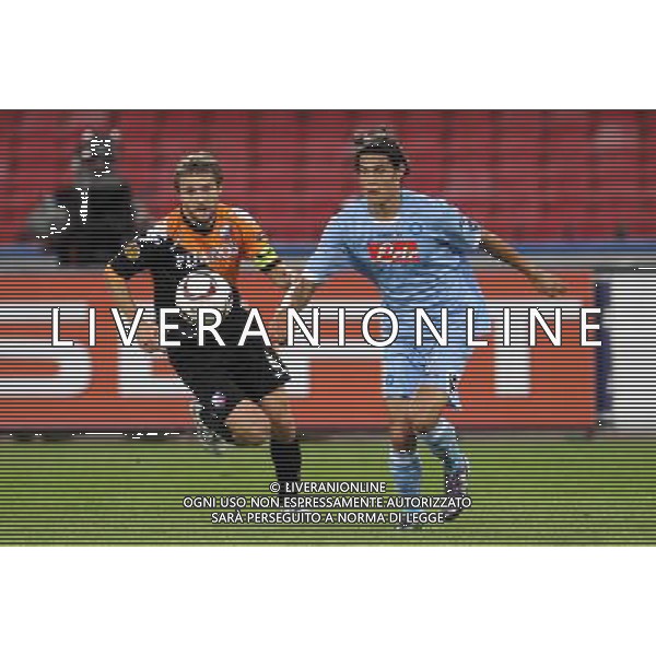 NAPOLI - UTRECHT EUROPA LEAGUE 16/09/2010 NELLA FOTO: EDINSON CAVANI ©MOSCA/AGENZIA ALDO LIVERANI SAS