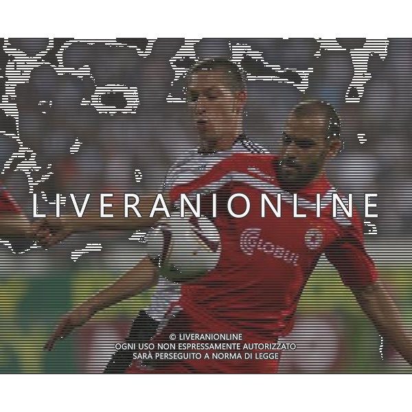 INONU STADIUM - ISTAMBUL ( TURCHIA) - 16.09.2010 EUROPA LEAGUE 2010-2011 - partita BESIKTAS ISTAMBUL vs CSKA SOFIA. Pictured: Filip Holosko (L) of Besiktas and Kostadin Stoyanov (R) of CSKA Sofia. © Splt- SESKIMPHOTO/NEWSPIX.PL - AG. ALDO LIVERANI SAS 