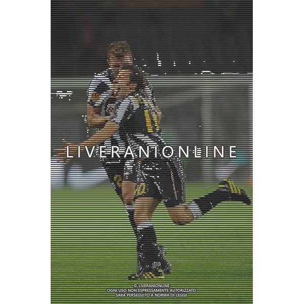 16-09-2010 Torino Juventus Lech Poznan Europa League 2010 2011 Nella foto: Esultanza gol di Del piero alessandro AG ALDO LIVERANI